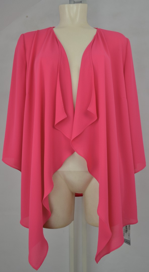 Leichte Chiffon Stola in azalea