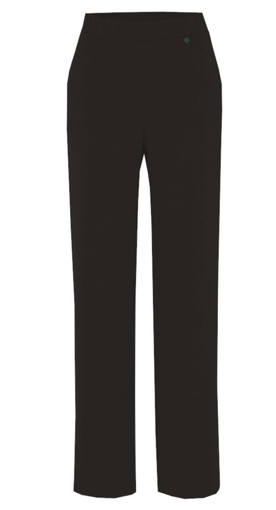 Stoffhose "Scarlet Wide Leg" in kaffee