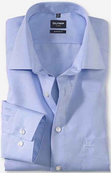 Modern Fit Businesshemd in hellblau