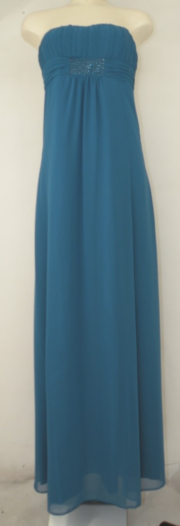 Ballkleid lang in shadow blue