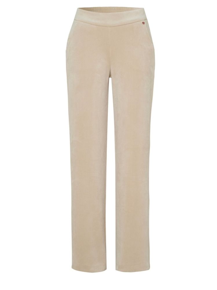 Cordhose "Scarlet Wide Leg" in beige