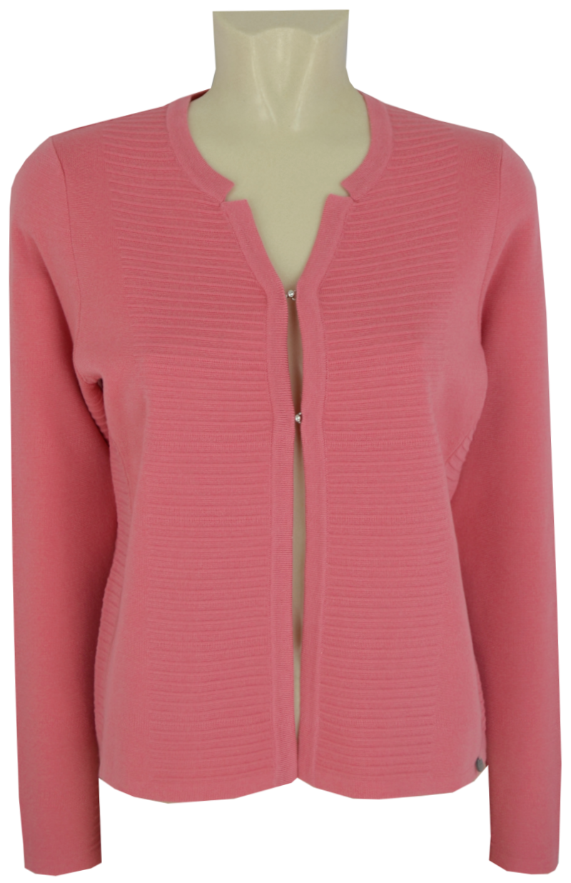 Strickjacke in uni melone