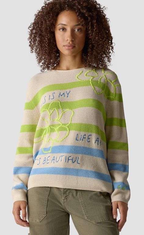 Pullover in mehrfarbig gemustert