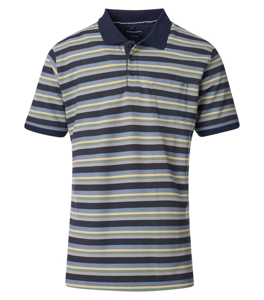 1/2 Arm Polo Shirt mit Streifenmuster