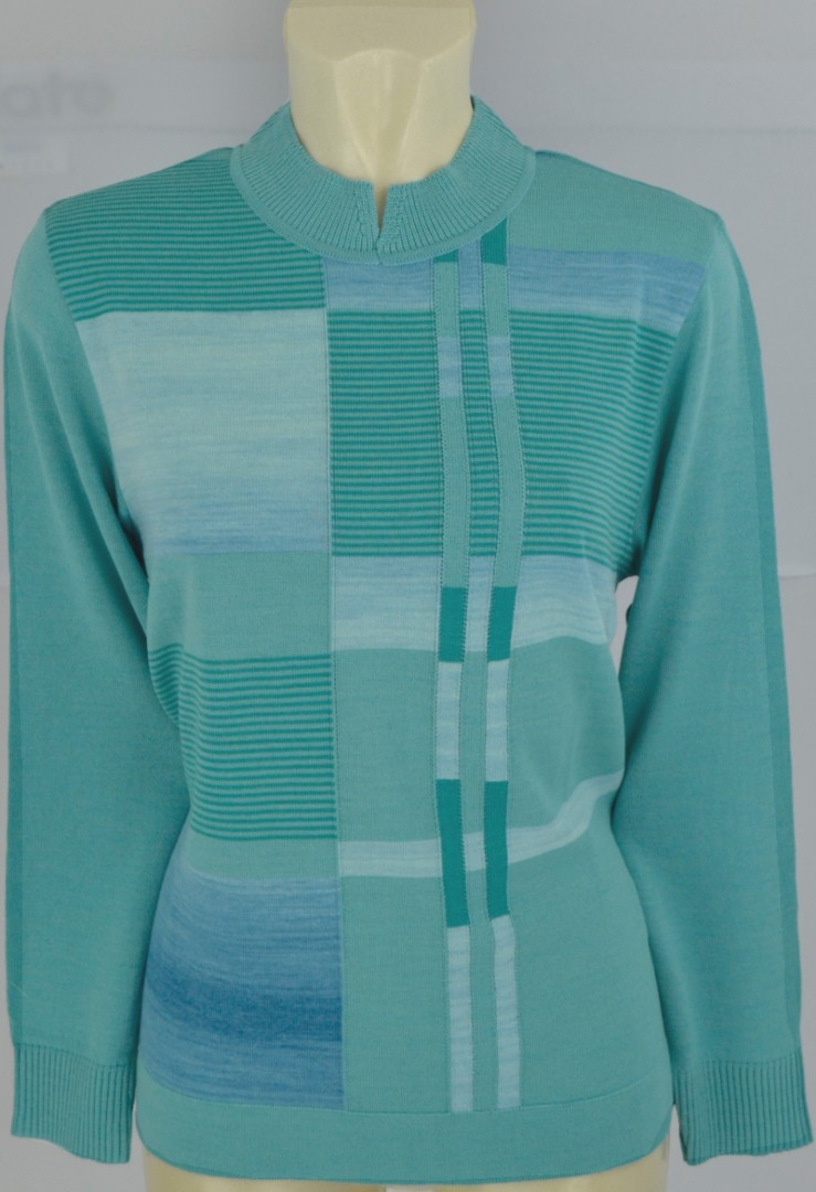 Turtle Pullover mit mint