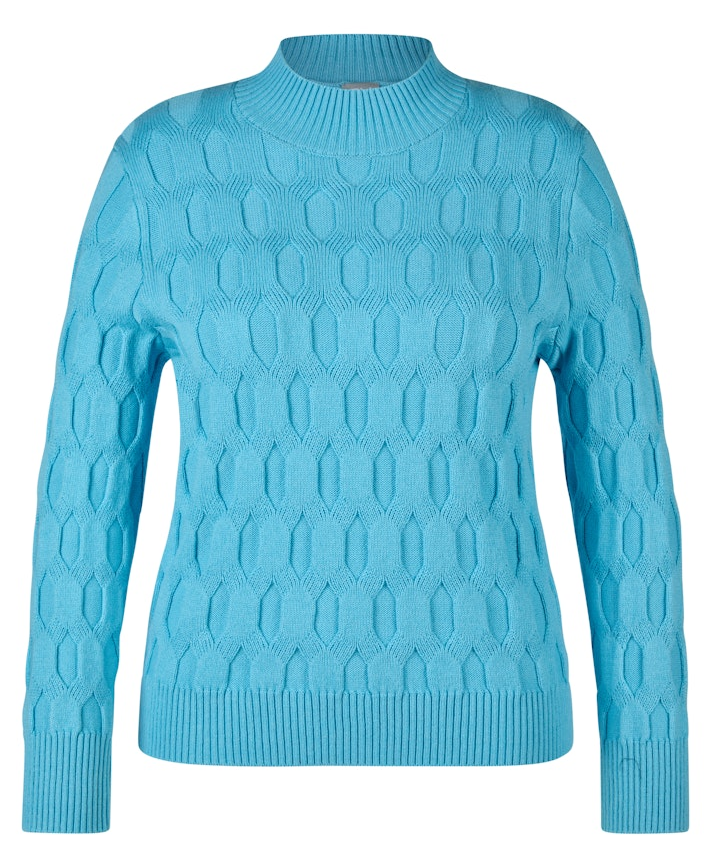 Turtle Pullover in türkis