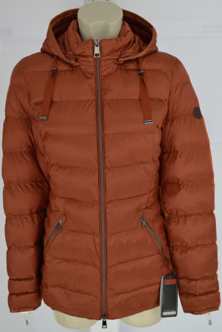 Warme Steppjacke in pumpkin