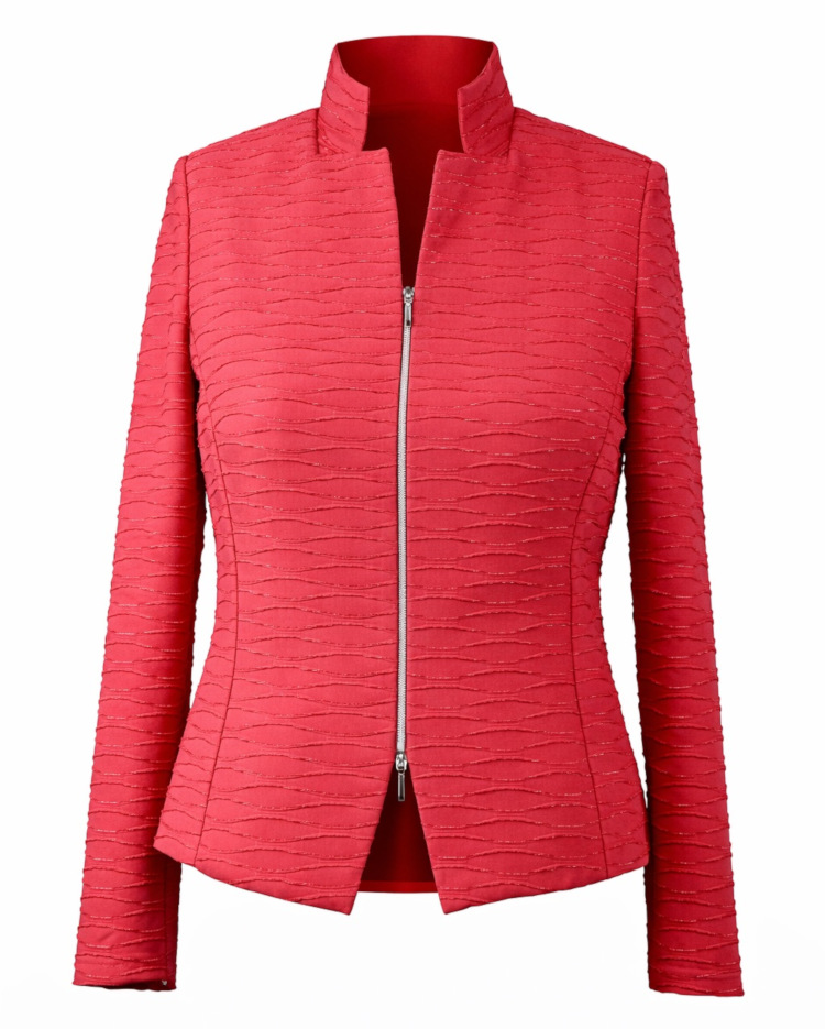 Elegante Jacke in dark red