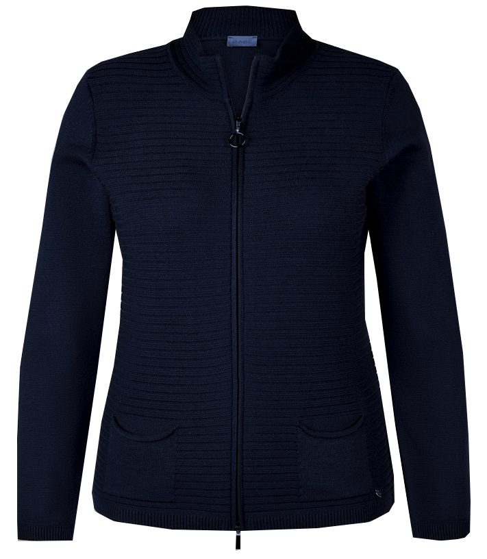 Strickjacke in uni Marine