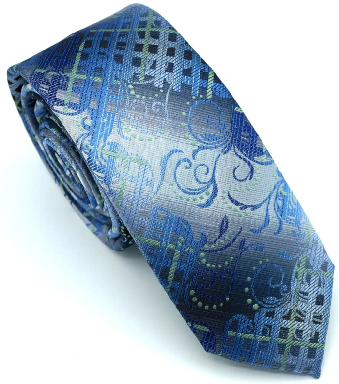 Krawatte in blau-bleu-grün