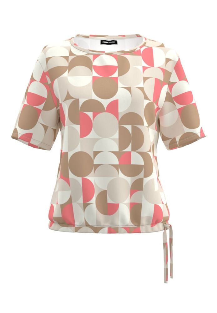 1/2 Arm Shirt mehrfarbig mit ecrue