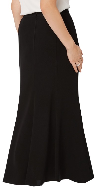 8 -Bahnen Godet Rock in schwarz