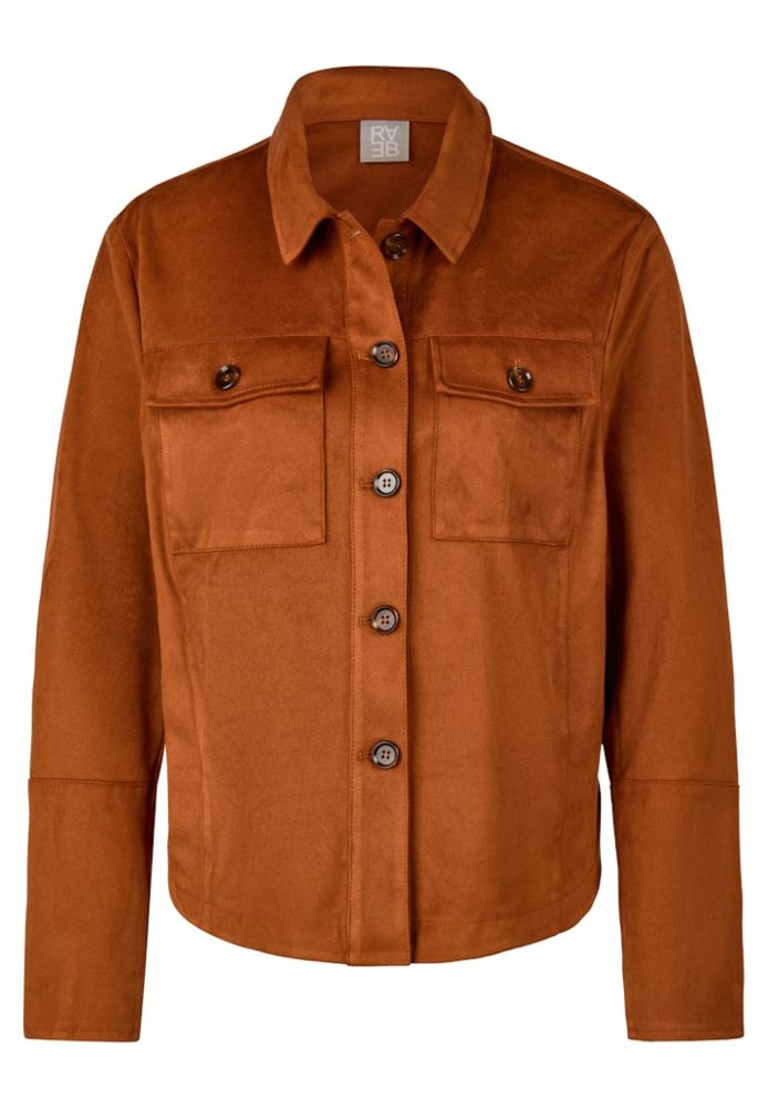 Leichte Blazer-Jacke in muskat