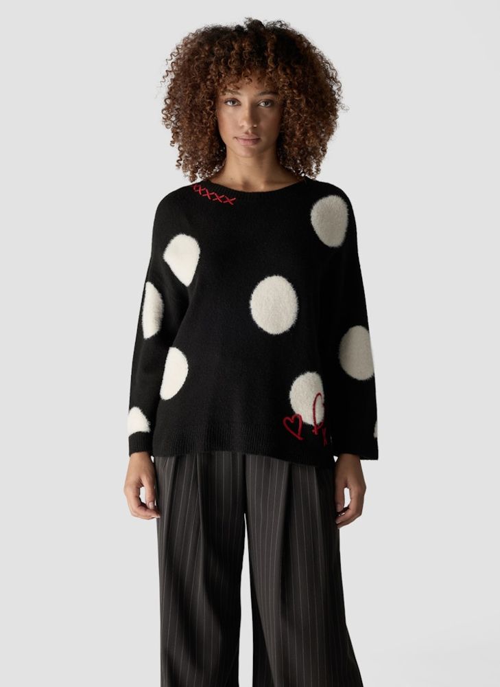 Pullover in schwarz