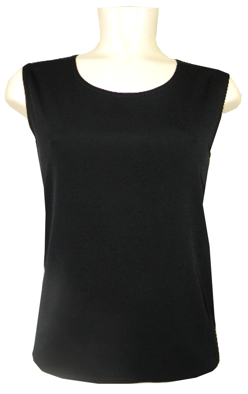Top in schwarz