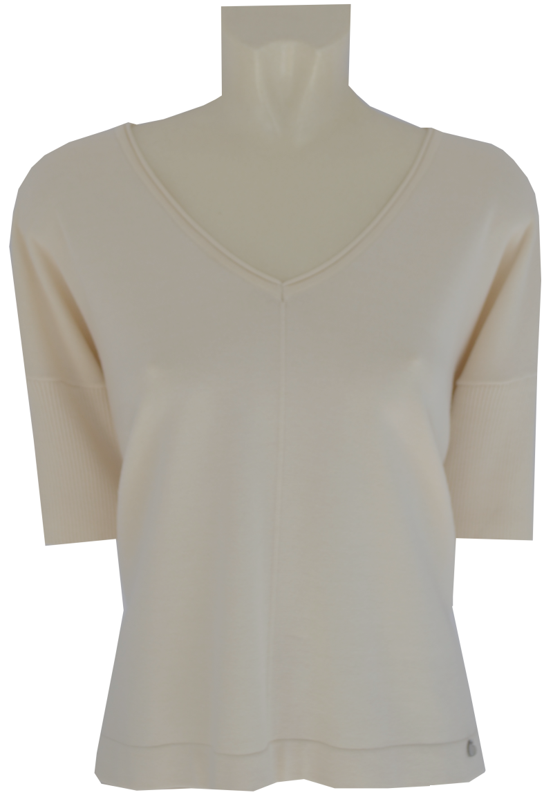 Leichter Pullover in cream