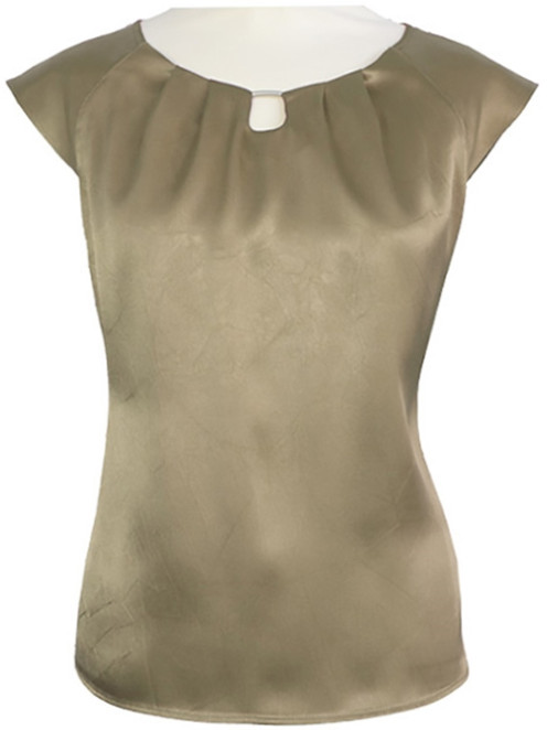 Top festlich in gold