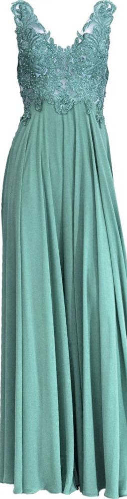 Langes Ballkleid in hell türkis