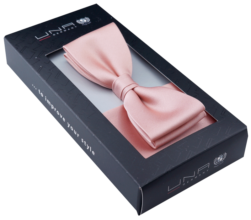 820010-52 Schleife in uni altrose mit Tuch