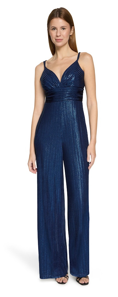 Jumpsuit in Dark Blue/Blue