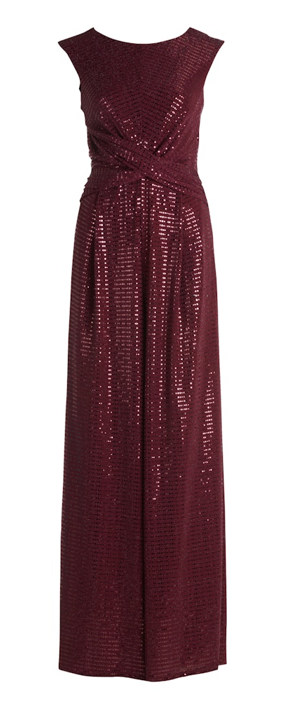 Jumpsuit in red/grey