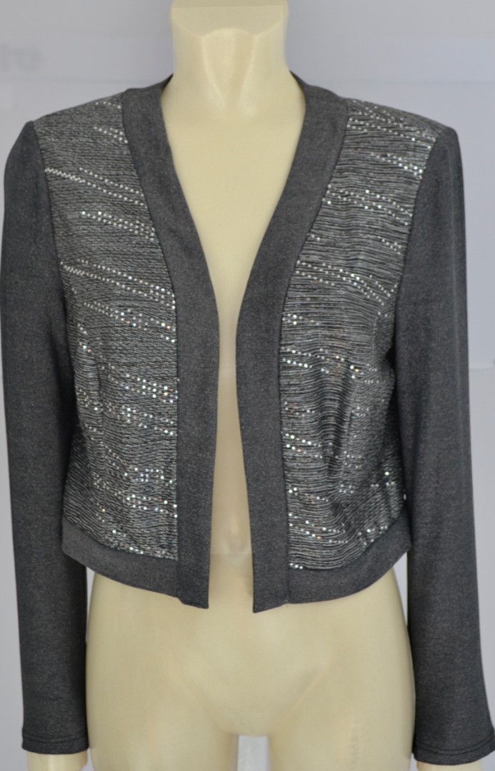 Jäckchen in schwarz-silber