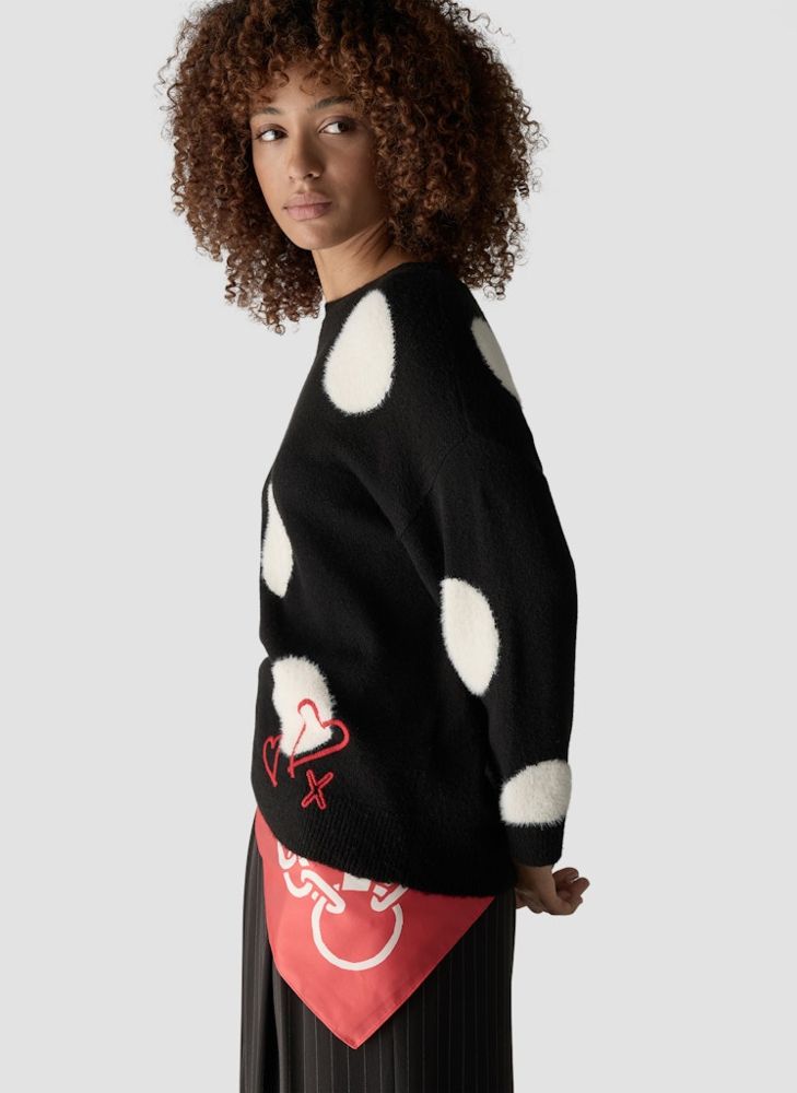 Pullover in schwarz