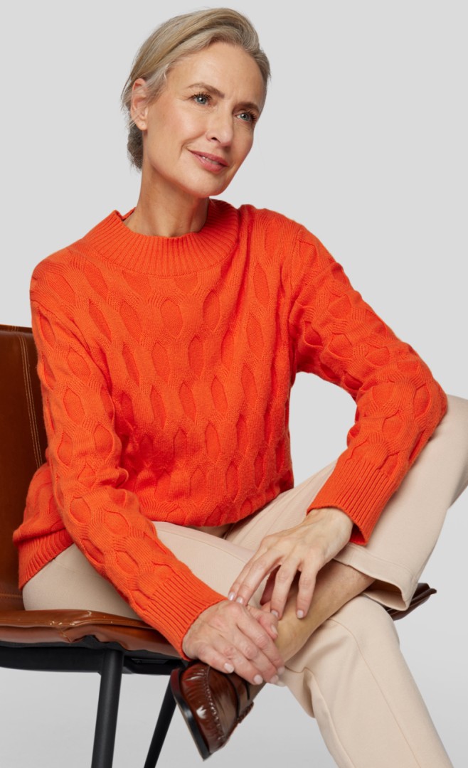 Turtle Pullover in safran