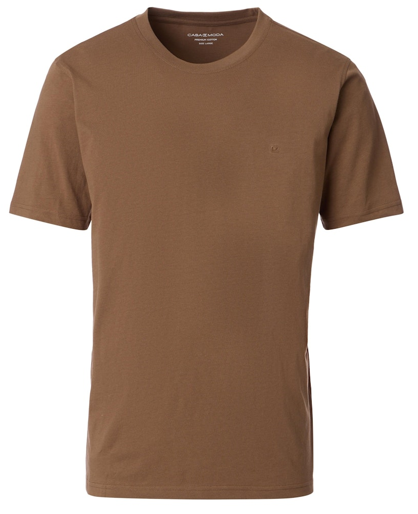 1/2 Arm T-Shirt in uni Braun
