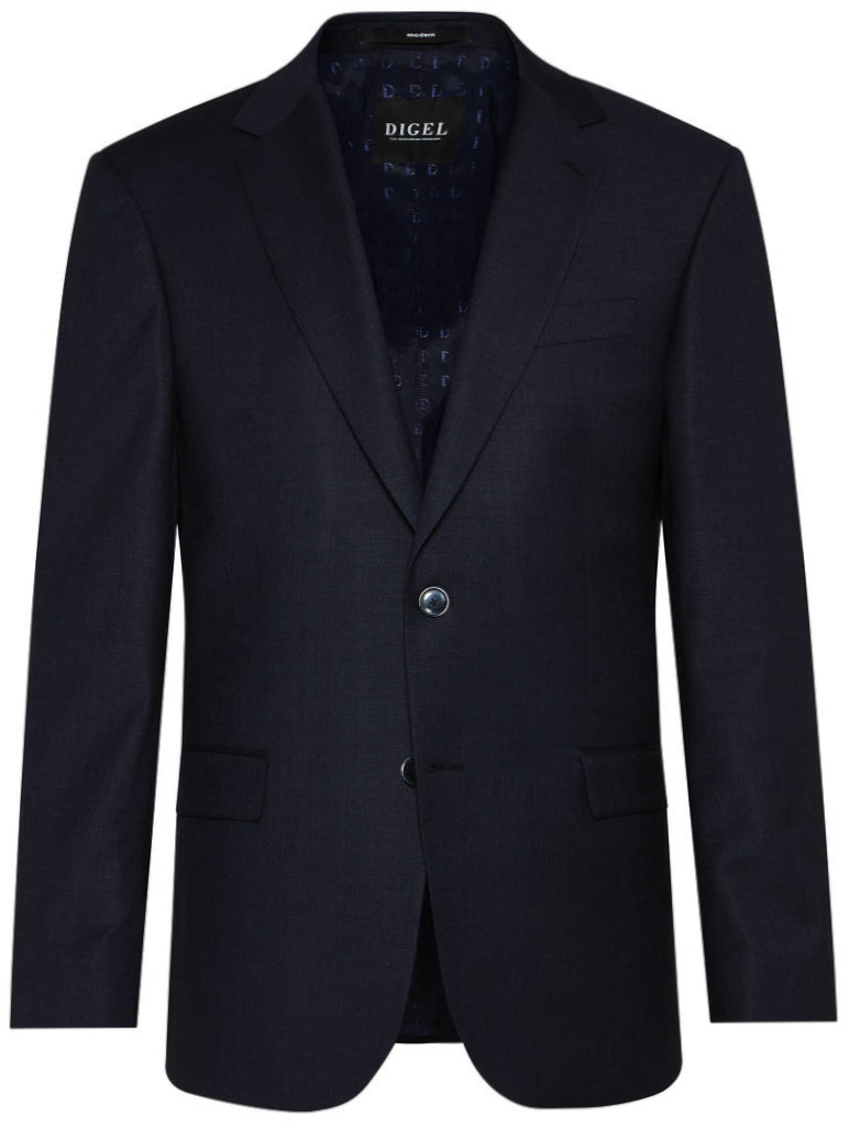 Anzug Blazer in dunkel blau mit Struktur