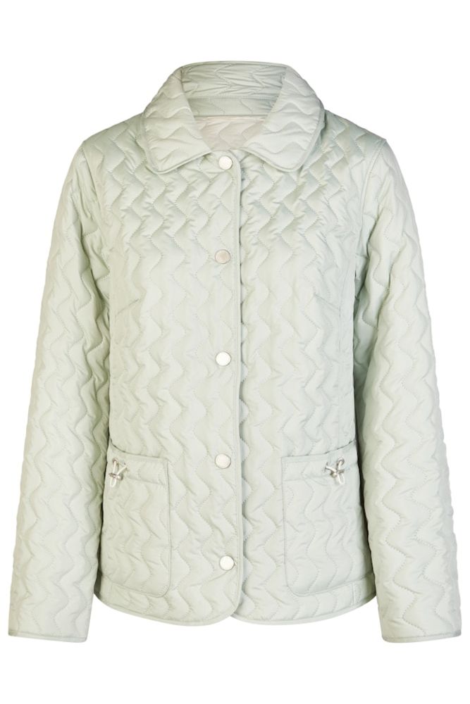 Leichte Jacke mit Kragen in mint