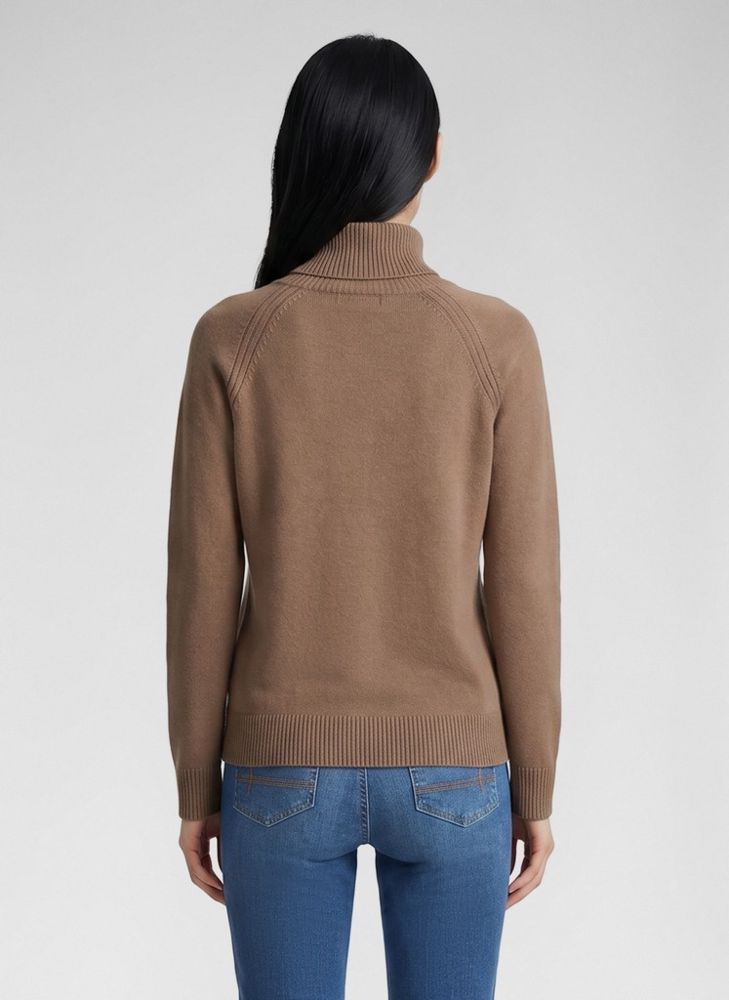 Pullover in taupe