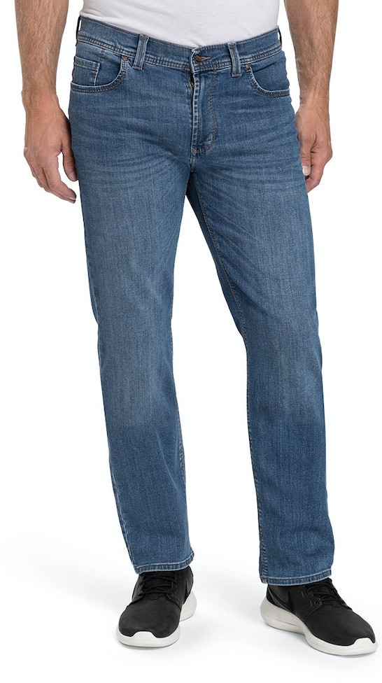 Bequeme Kurzleib Jeans in blue/stone washed