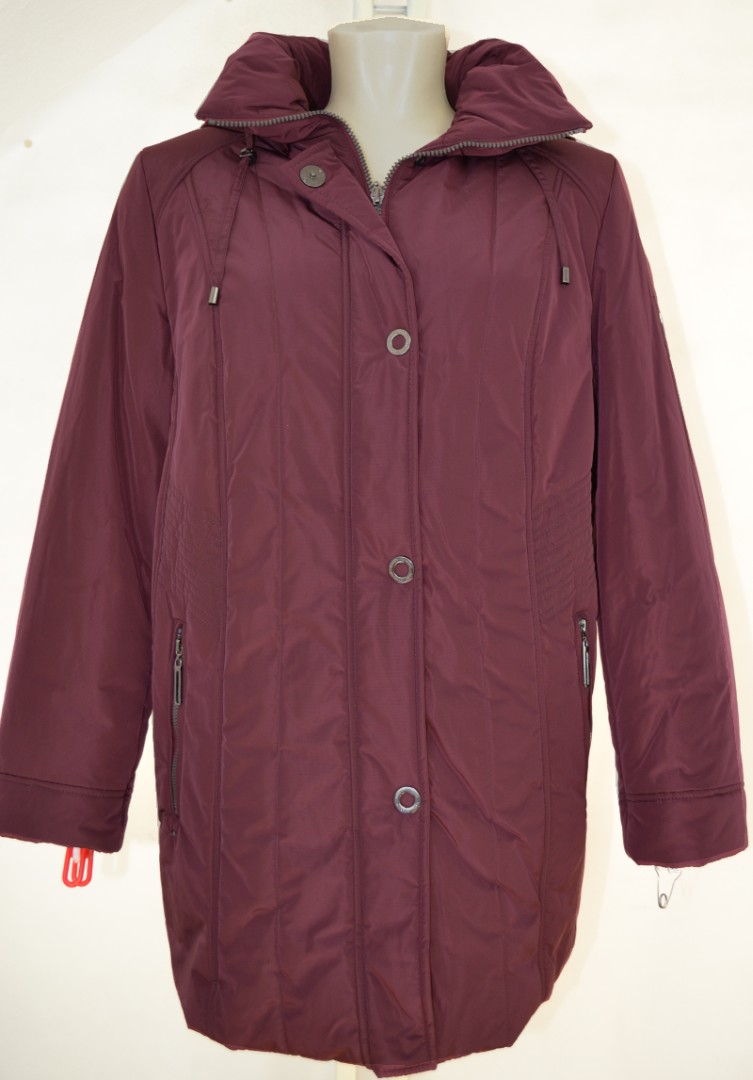 Warmer Outdoor Jacke in beere