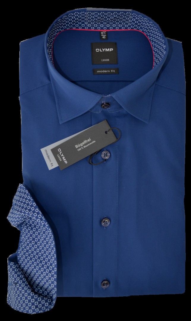 Businesshemd in dunkel blau