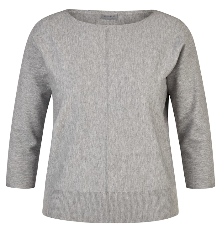 Pullover in Silber meliert