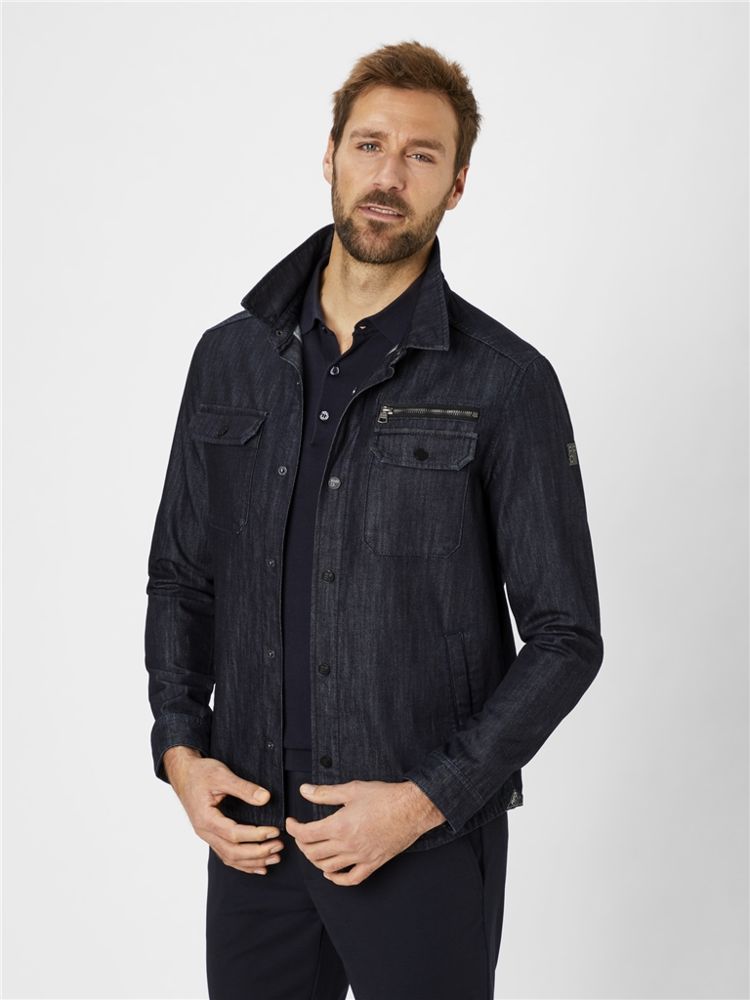 Hemdjacke in dark blue
