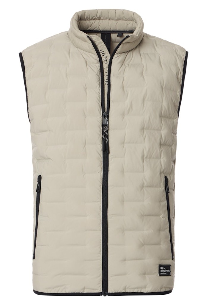 Leichte Outdoor Steppweste in sand