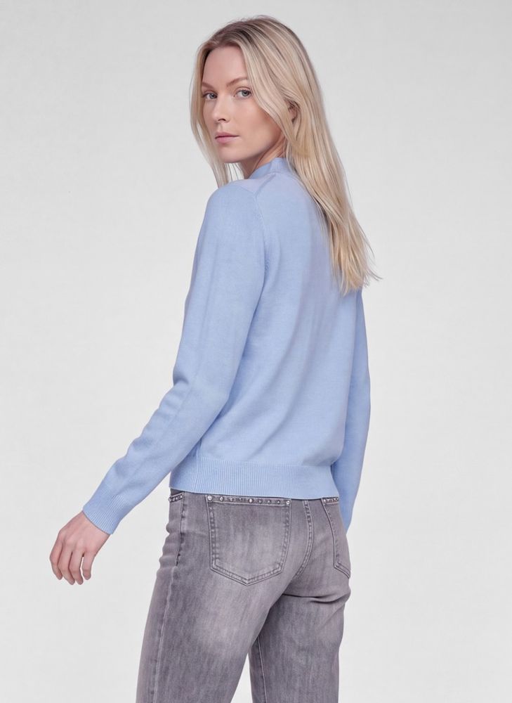 Turtle Pullover in bleu