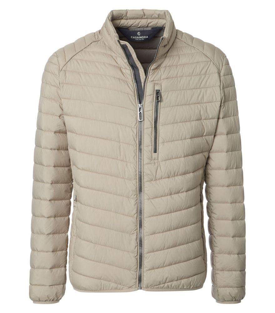Übergangs Outdoor Steppjacke in beige