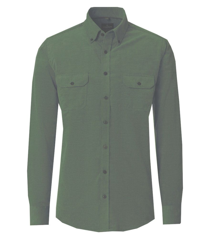 1/1 Arm Cord Hemdjacke in grün