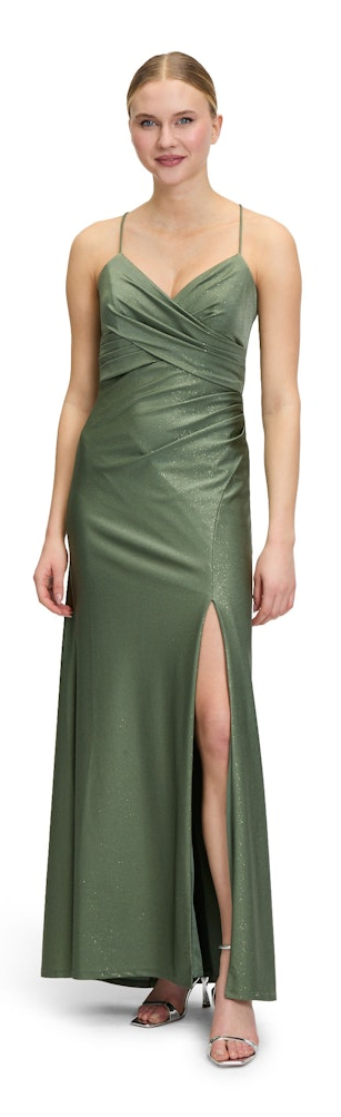 Langes Ballkleid in green-green