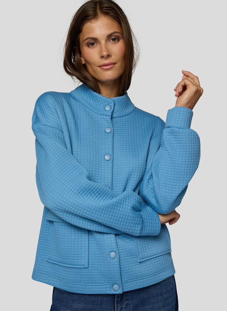 Blazer-Jacke in bleu
