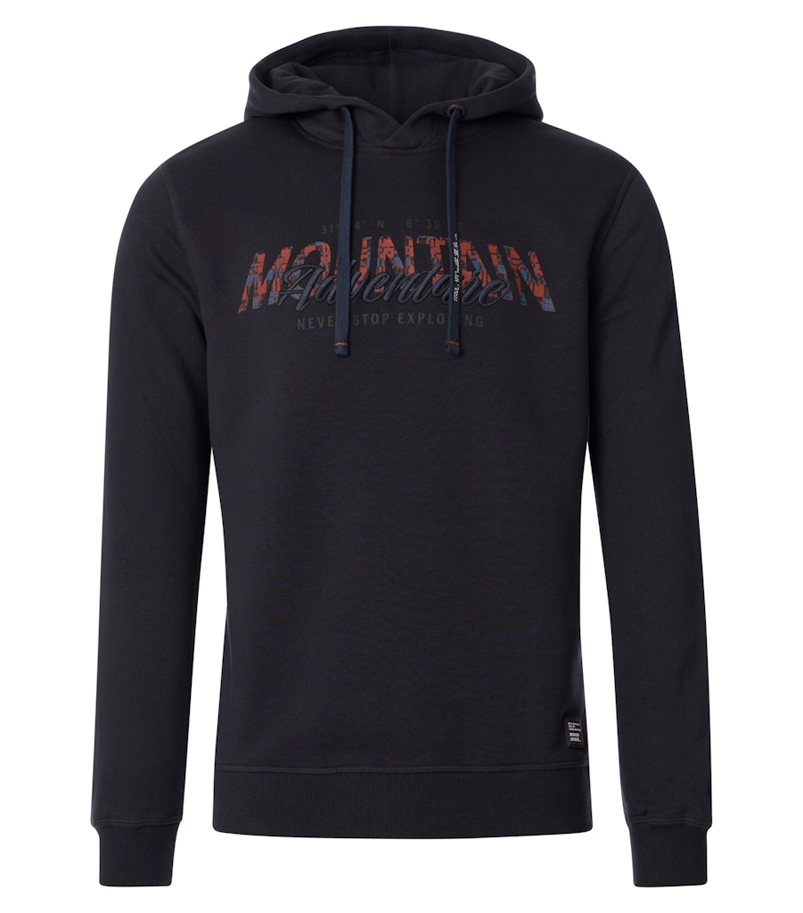 1/1 Arm Hoody in dunkel blau 