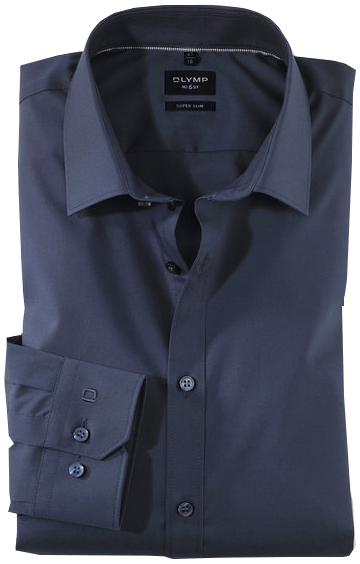 No.Six super slim Hemd in marine