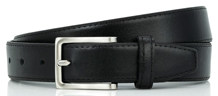 Herren Ledergürtel in schwarz