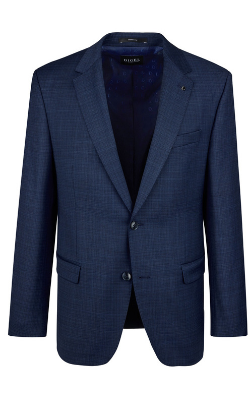 Anzug Blazer in dunkel Blau mit Struktur