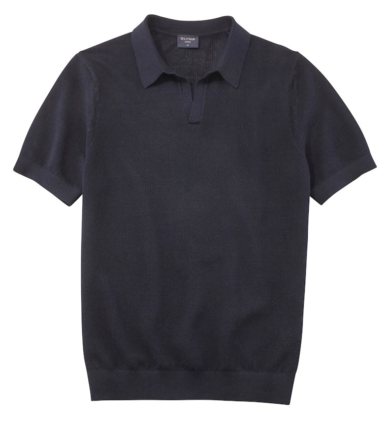 1/2 Arm Polo Shirt in marine-blau