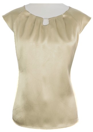 Top festlich in ecru