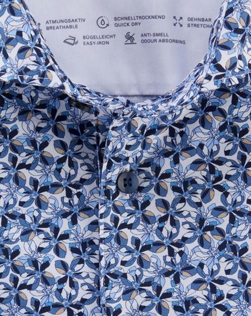 1/2 Arm 24/SEVEN  Freizeithemd in mehrfarbig gemustert